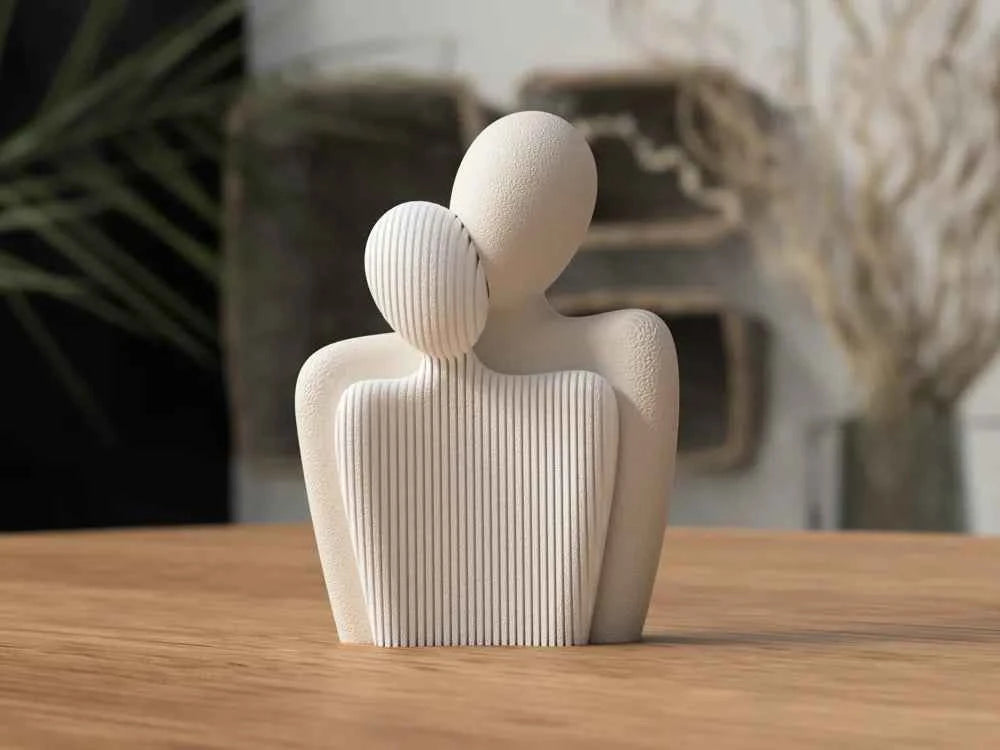 DÌADE: Home Decor Statua Coppia Intima in PLA