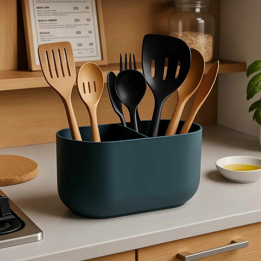 COVA: Porta Utensili da Cucina Doppio Scomparto Home Decor Deltaprints