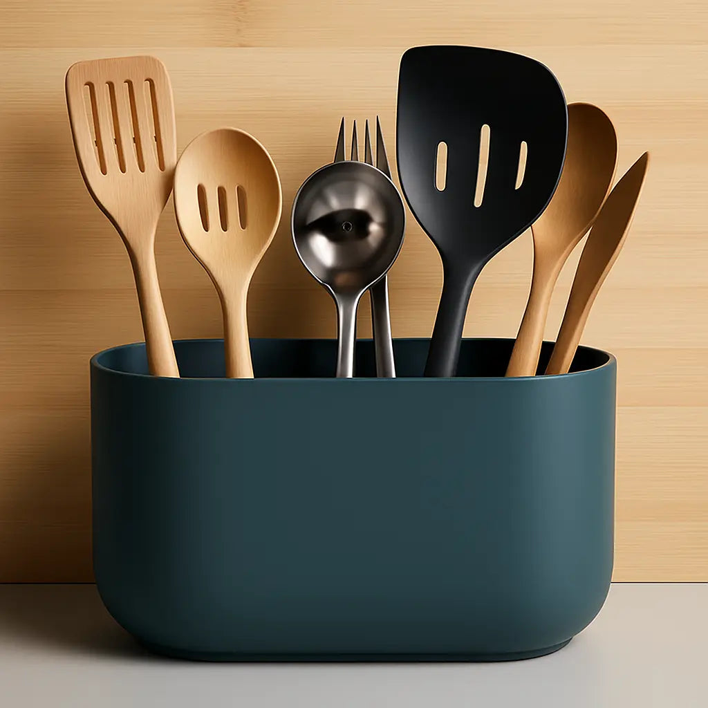 COVA: Porta Utensili da Cucina Doppio Scomparto Home Decor Deltaprints