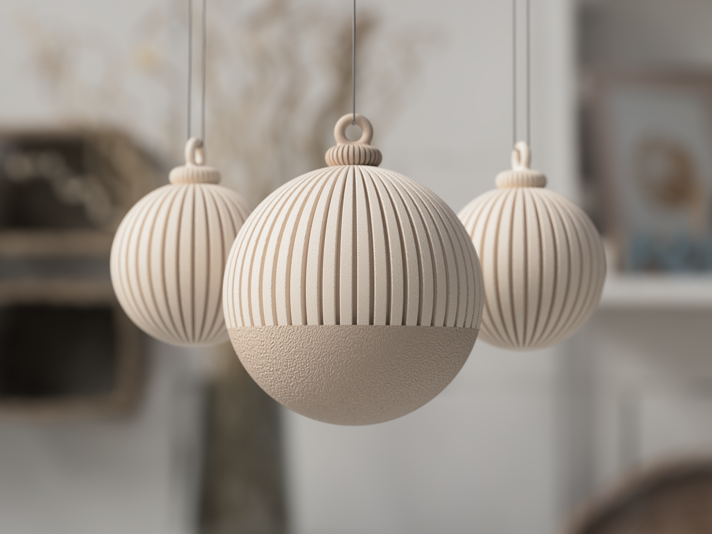 Home Decor Japandi: Sfera Ornamentale in PLA