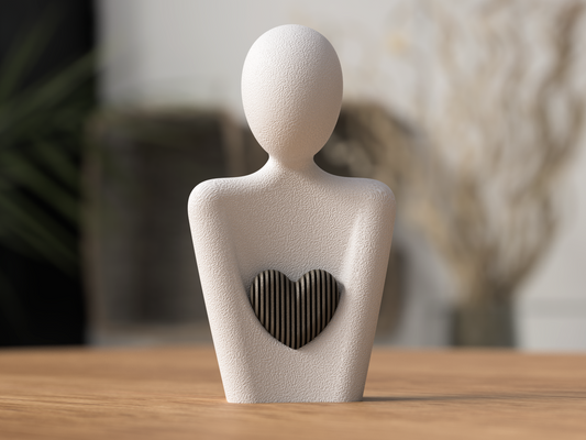 ANÌMA: Home Decor Statua Maternità con Cuore