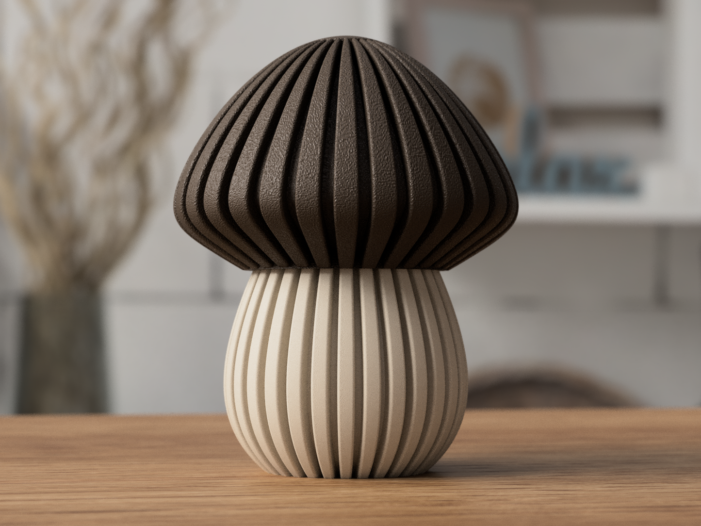 LUMINA: Home Decor Fungo Decorativo Porta Tealight 3D