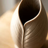 Dettaglio macro vaso Gyeol DEKO: Linee a spirale continue vase mode da 0,6 mm senza giunzioni (seam-free).