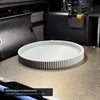 Striaris: Barattolo con Coperchio Rigato Home Decor in PLA: Scatto reale di produzione laboratorio DEKO Puglia
