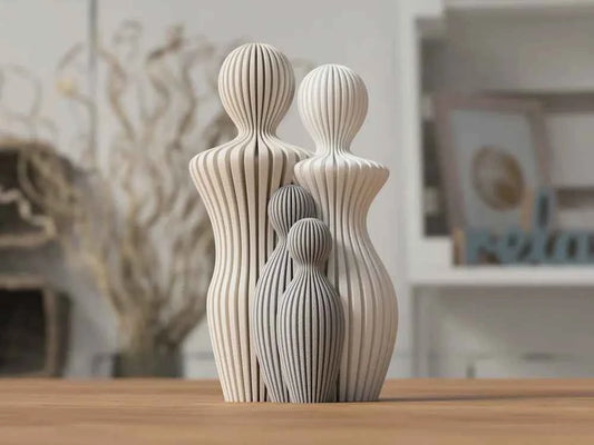 ARMÒNIA: Home Decor Statua Famiglia Moderna Completa (Copia)