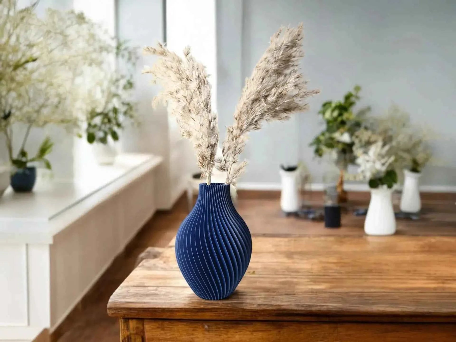 FELICIA: Vaso Home Decor Botany Chic a Coste Verticali