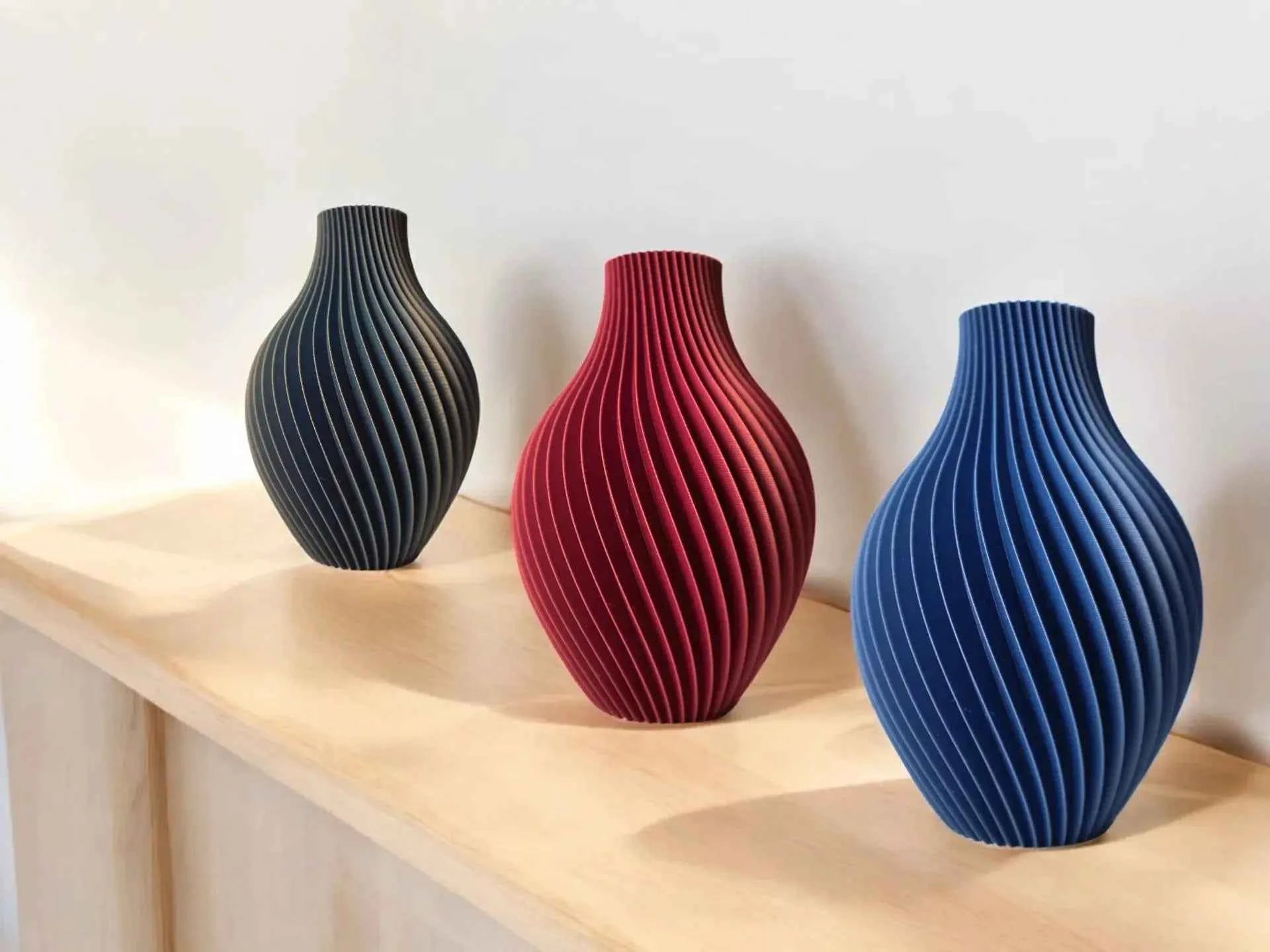 FELICIA: Vaso Home Decor Botany Chic a Coste Verticali