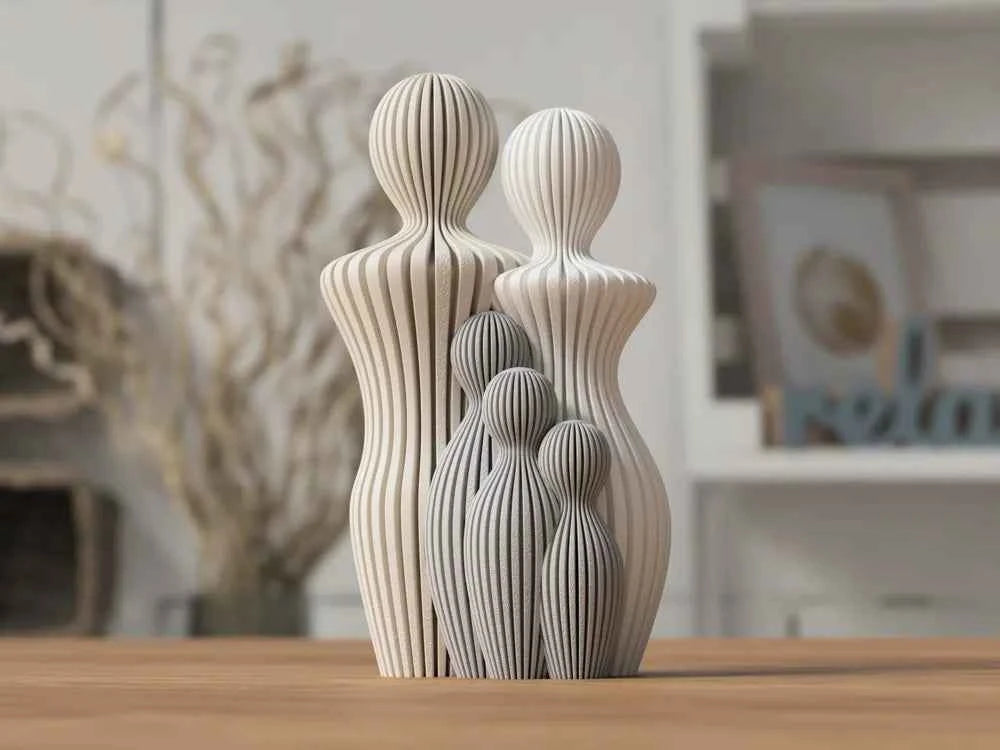 ARMÒNIA: Home Decor Statua Famiglia Moderna Completa (Copia)