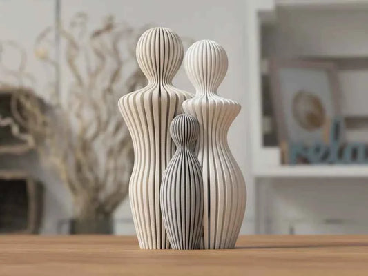 ARMÒNIA: Home Decor Statua Famiglia Moderna Completa (Copia)