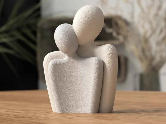 DÌADE: Home Decor Statua Coppia Intima in PLA
