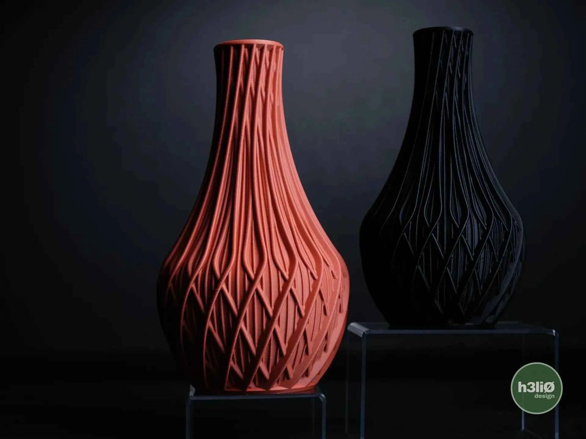 FRACTAL: Vaso Home Decor Moderno a Motivo Geometrico