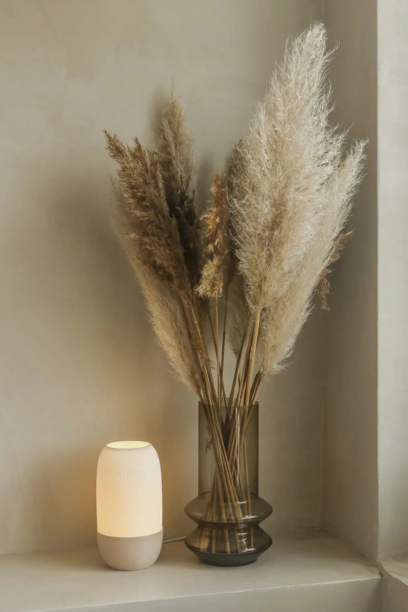 RIB: Home Decor Lampada da Tavolo con Linee Radiali Janberry