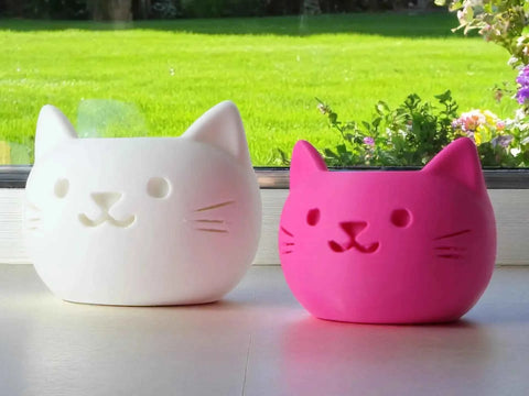 Vaso da fiori in ceramica a forma di gatto carino Vasi da giardino Vaso da fiori in ceramica a forma di gatto carino Vasi da giardino