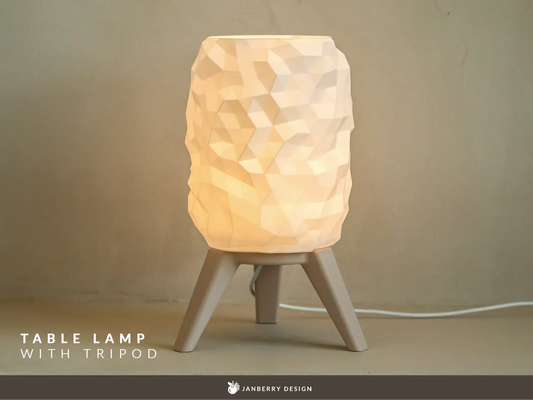 ORBIT: Home Decor Lampada da Tavolo con Paralume Geometrico Janberry