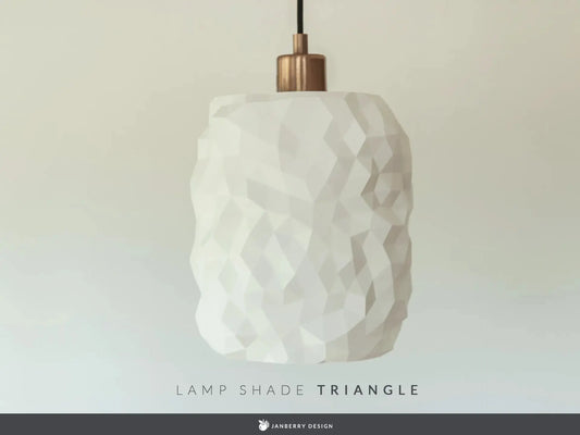 TRIANGLE: Home Decor Paralume Geometrico Scultoreo Janberry