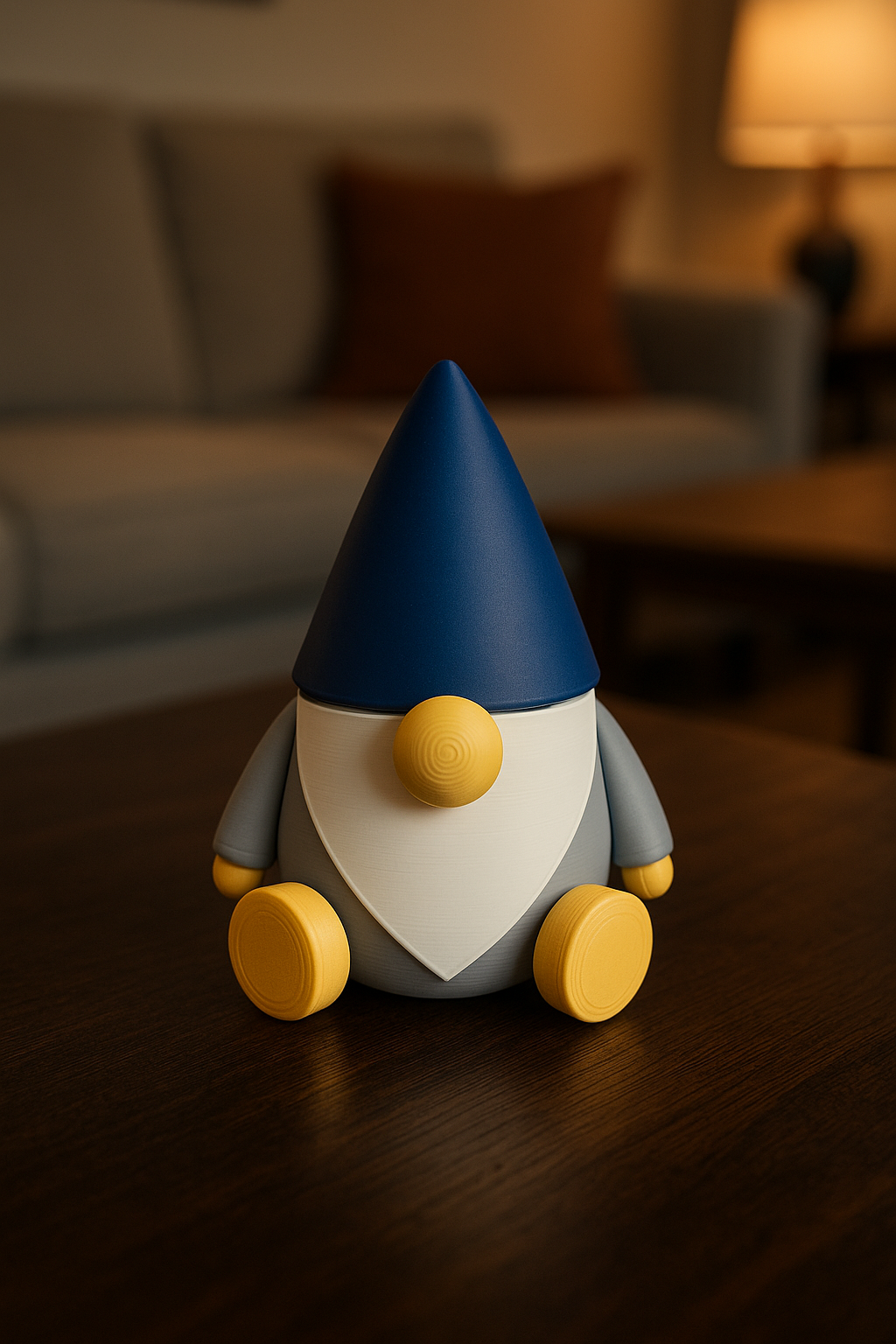 Gnome: Home Decor Gnomo Natalizio Minimal 3D 14cm