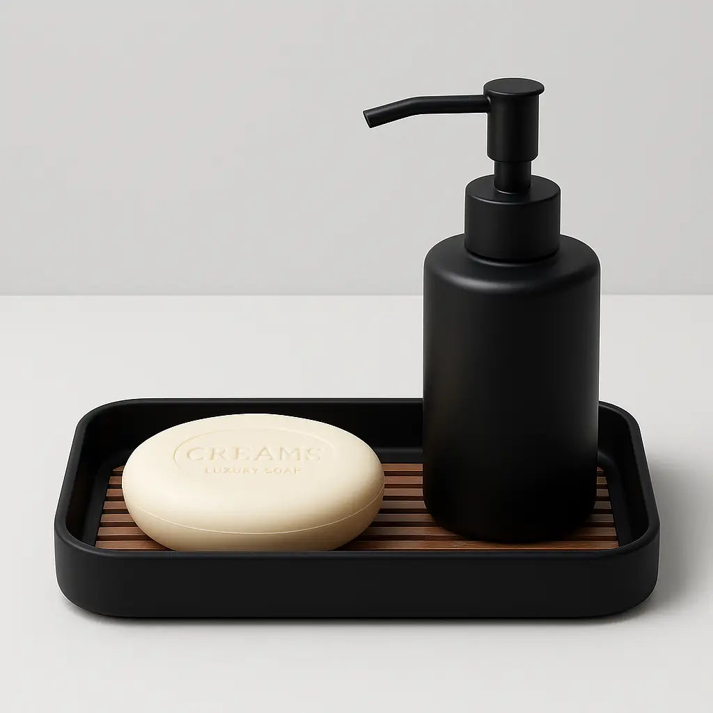 GRATO: Piattino Porta Sapone con Griglia Integrata Home Decor Deltaprints
