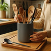 RILIA: Porta Utensili Verticale Scanellato Home Decor DEKO
