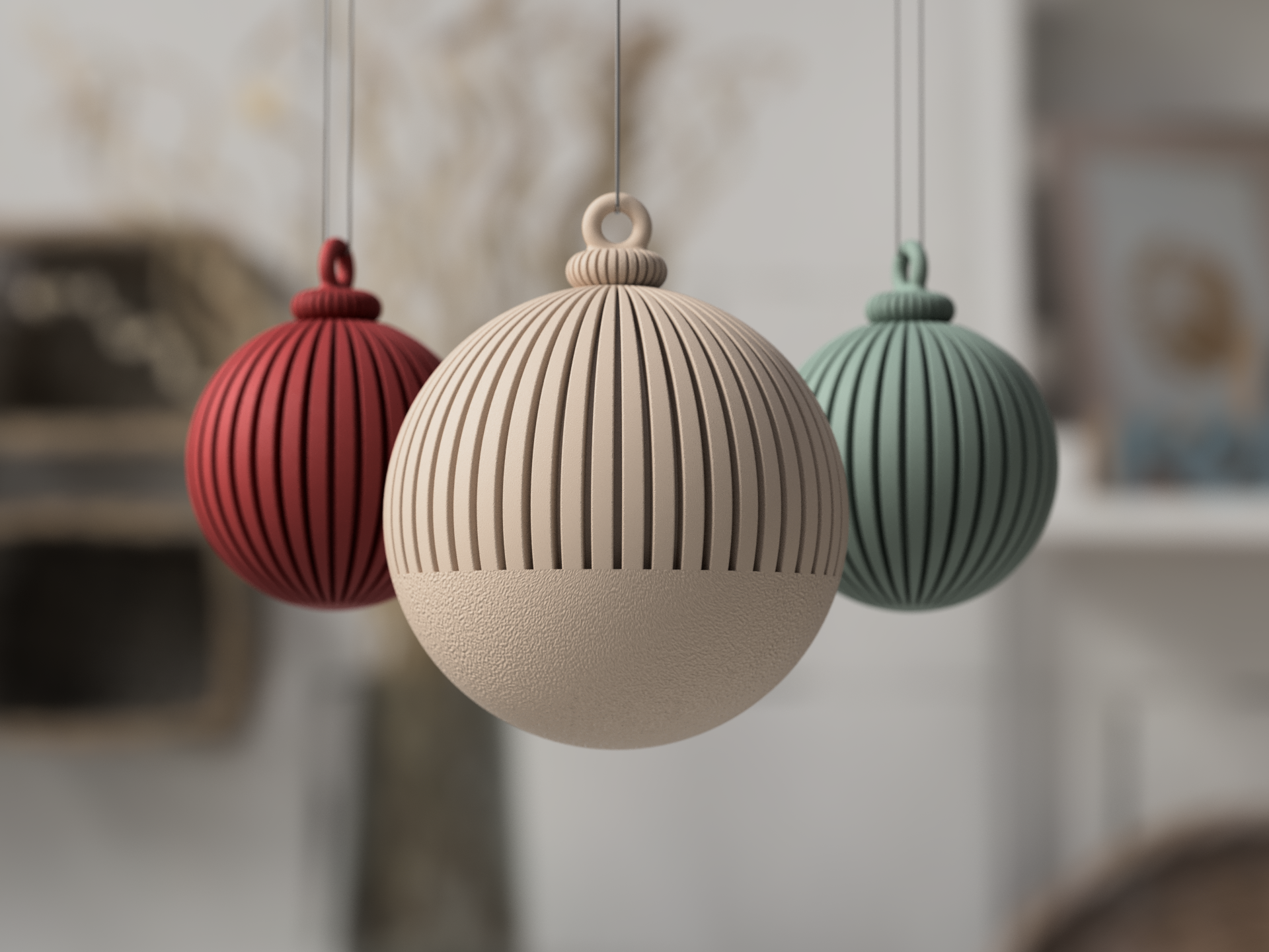 Home Decor Japandi: Sfera Ornamentale in PLA