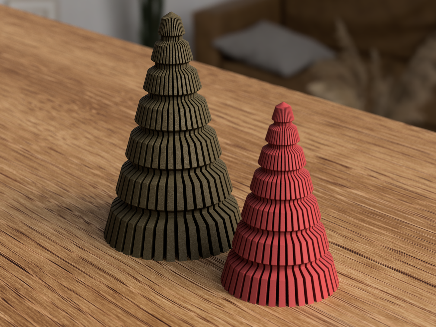 Japandi Trees: Home Decor Alberi Natale Decorativi Minimalisti Illuminabili