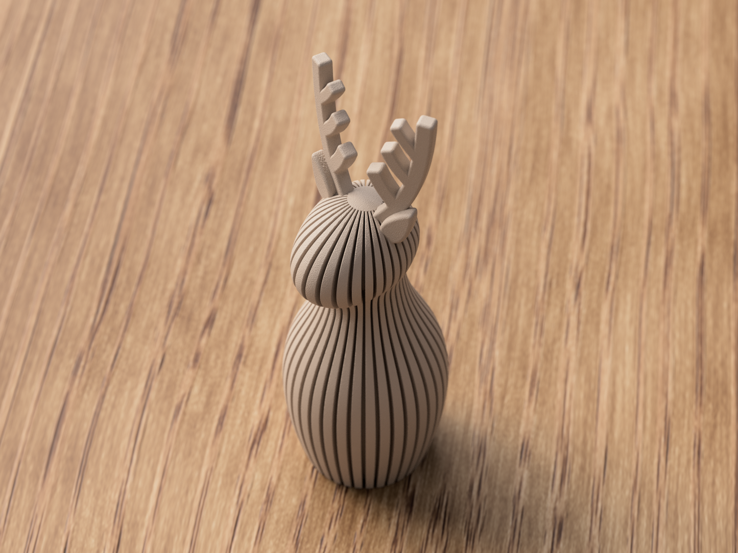 RENNA: Decorazione Natalizia Japandi in PLA