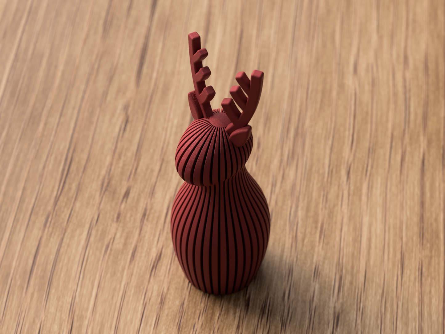 RENNA: Decorazione Natalizia Japandi in PLA