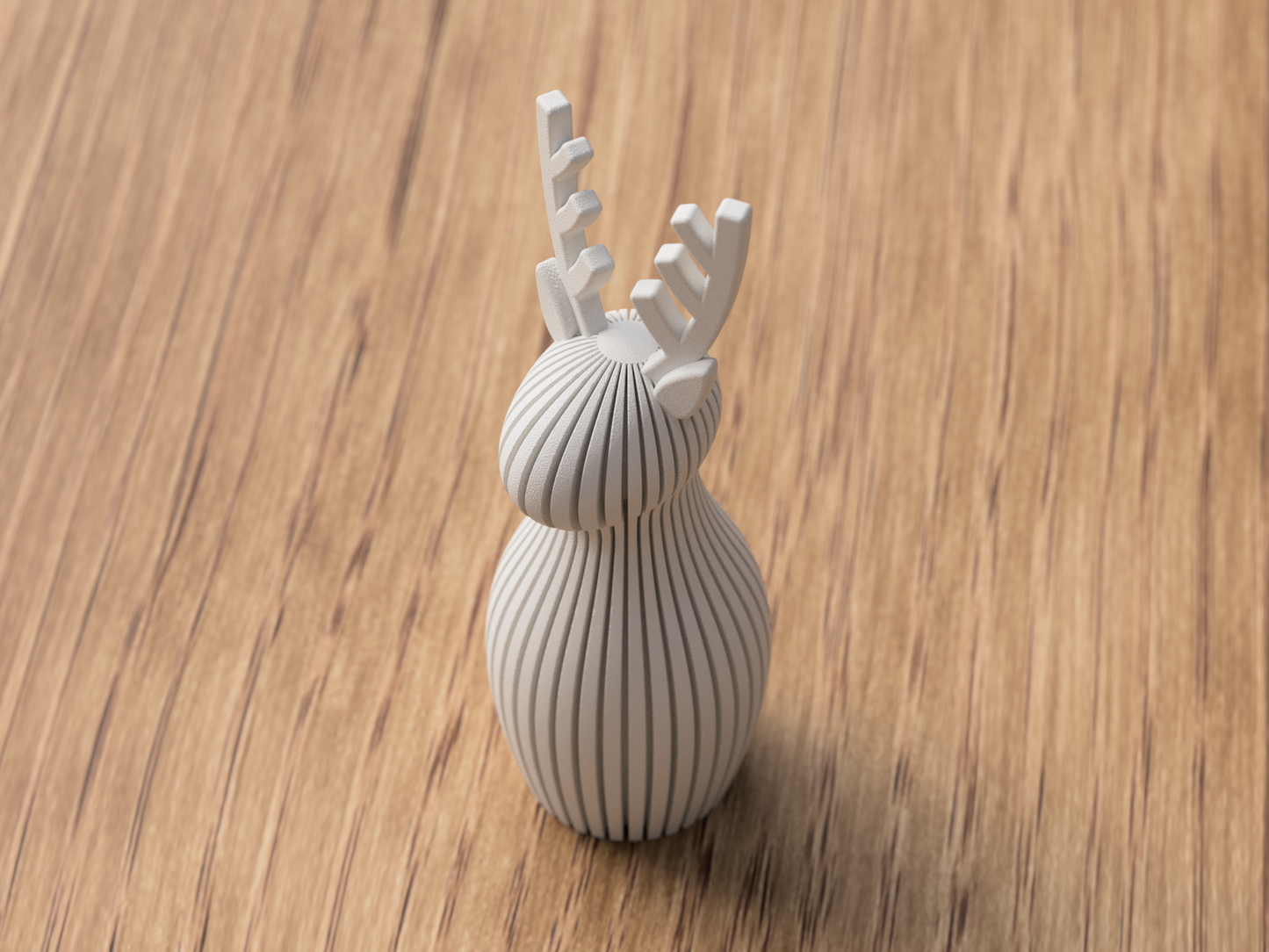 RENNA: Decorazione Natalizia Japandi in PLA