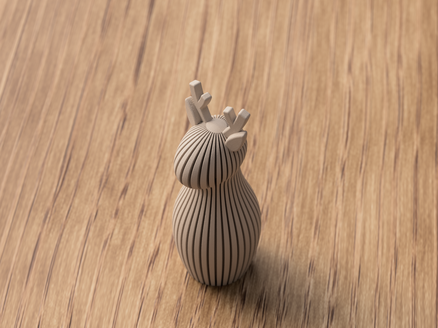 RENNA: Decorazione Natalizia Japandi in PLA