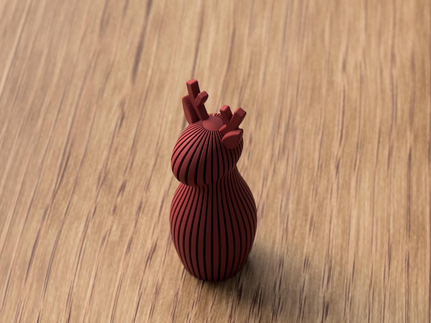 RENNA: Decorazione Natalizia Japandi in PLA