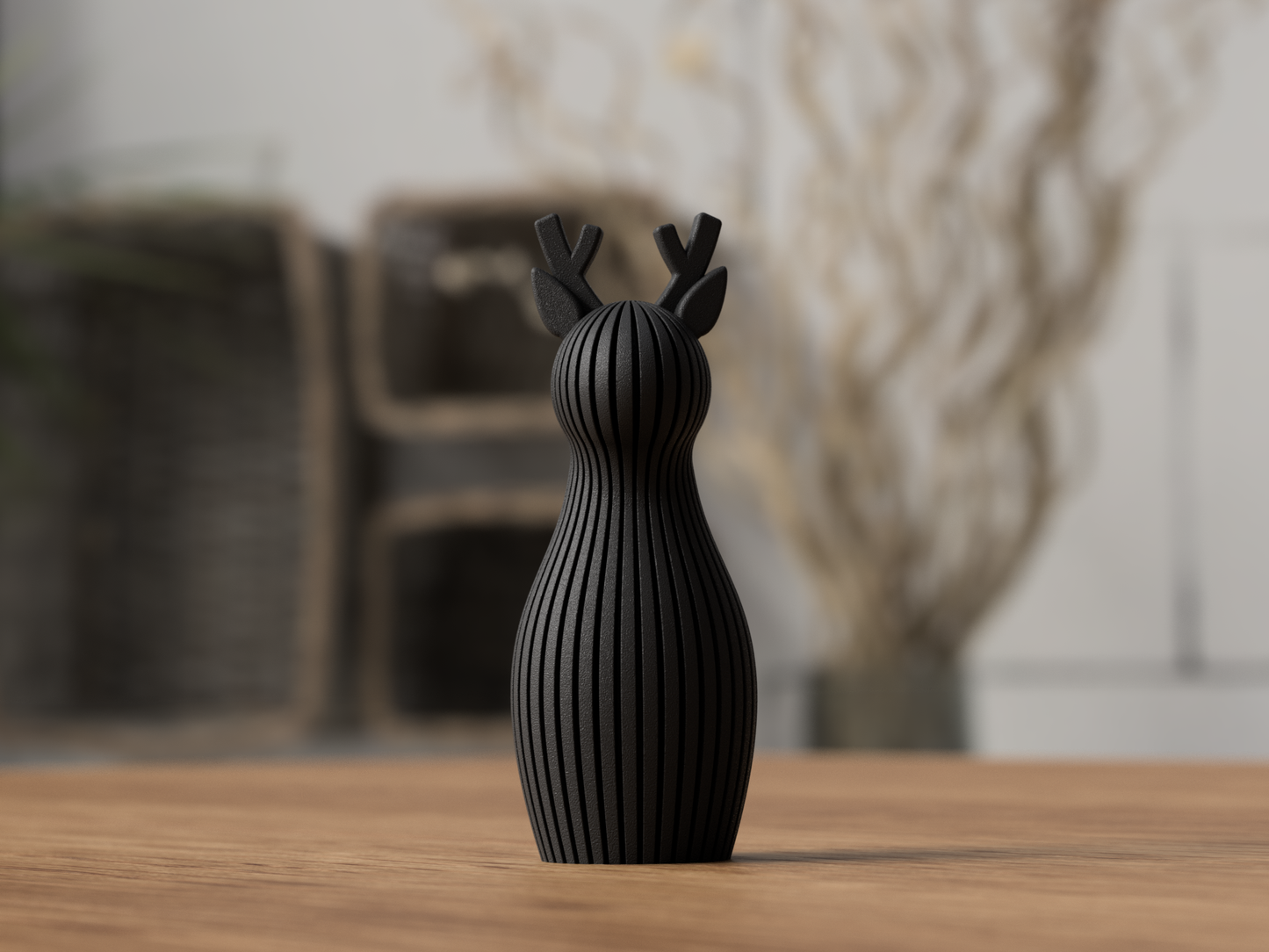 RENNA: Decorazione Natalizia Japandi in PLA