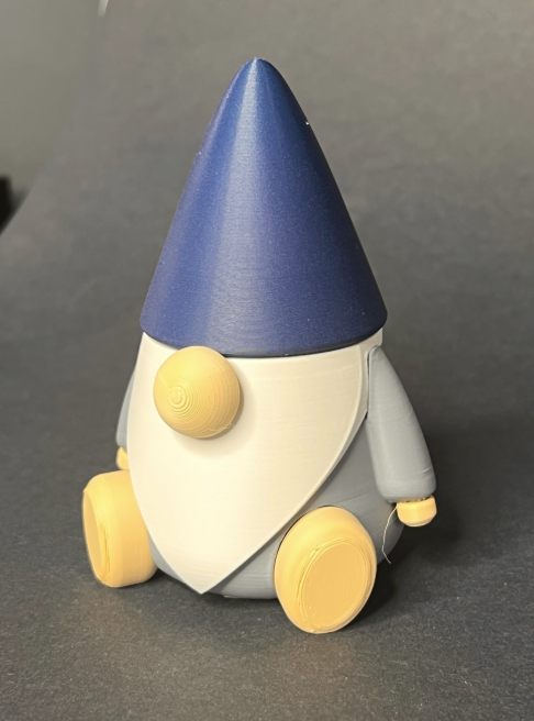 Gnome: Home Decor Gnomo Natalizio Minimal 3D 14cm