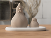 Kaori – Home Decor Vassoio Japandi Ovale in PLA