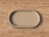 Kaori – Home Decor Vassoio Japandi Ovale in PLA