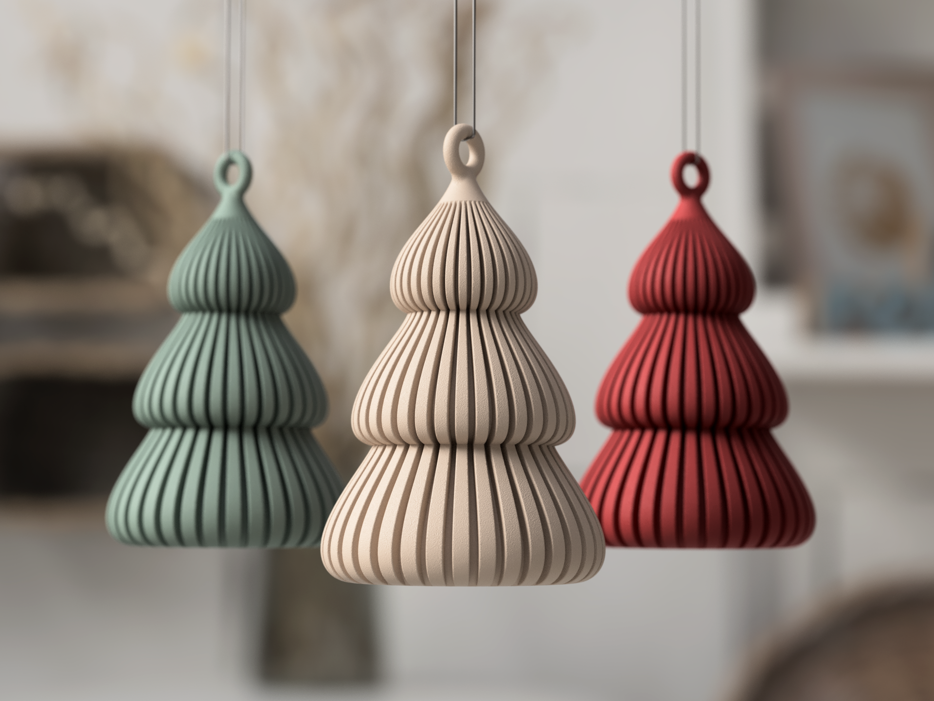 Pinia: Decorazione Albero Natalizio in PLA