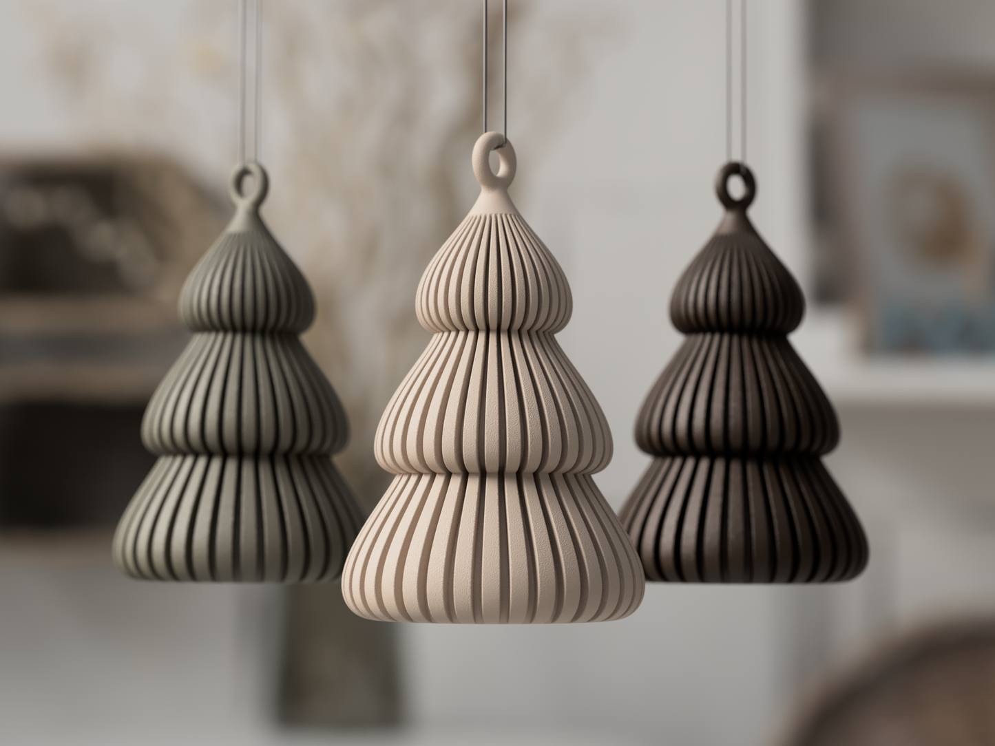 Pinia: Decorazione Albero Natalizio in PLA