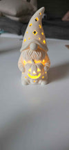 Ottobre: Gnomo d'Autunno con Zucca, Home Decor Porta Tealight in PLA