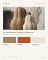 Palette cromatica Butternut DEKO: varianti colore Caffelatte, Argilla e Avorio Bone.