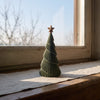 Spira in Verde Scuro alla finestra, in una mattina d'inverno