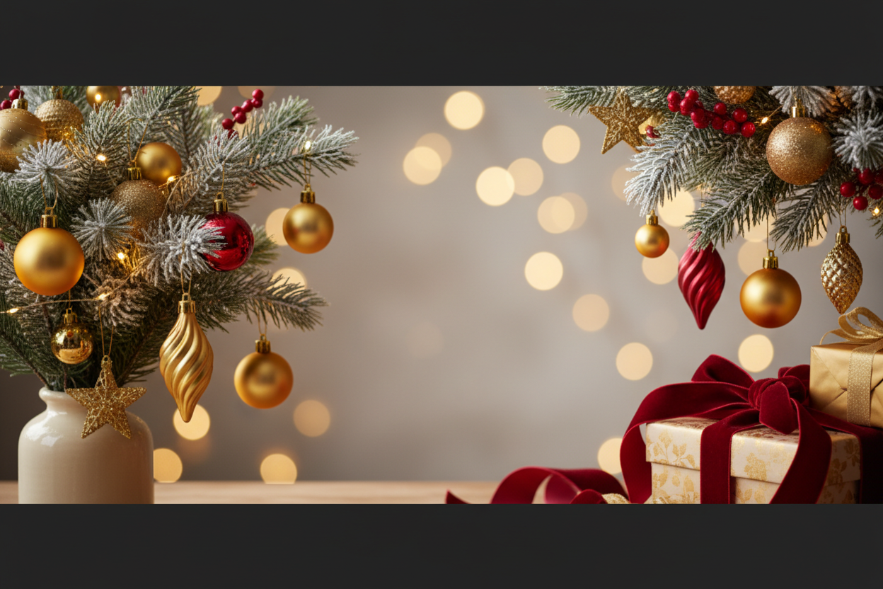 genera un immagine HERO in tema di natale