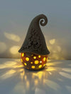 Fiorello: Lanterna Gnomo Fiorita Porta Tealight in PLA