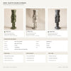 Modern Nutcracker nei colori Verde Scuro, Bianco Osso, Grigio Nardo