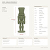 Misure di Modern Nutcracker: 57,7 × 54,2 × 177,6 mm