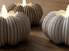 Zucchetta: Porta Tealight Zucca Japandi Home Decor in PLA