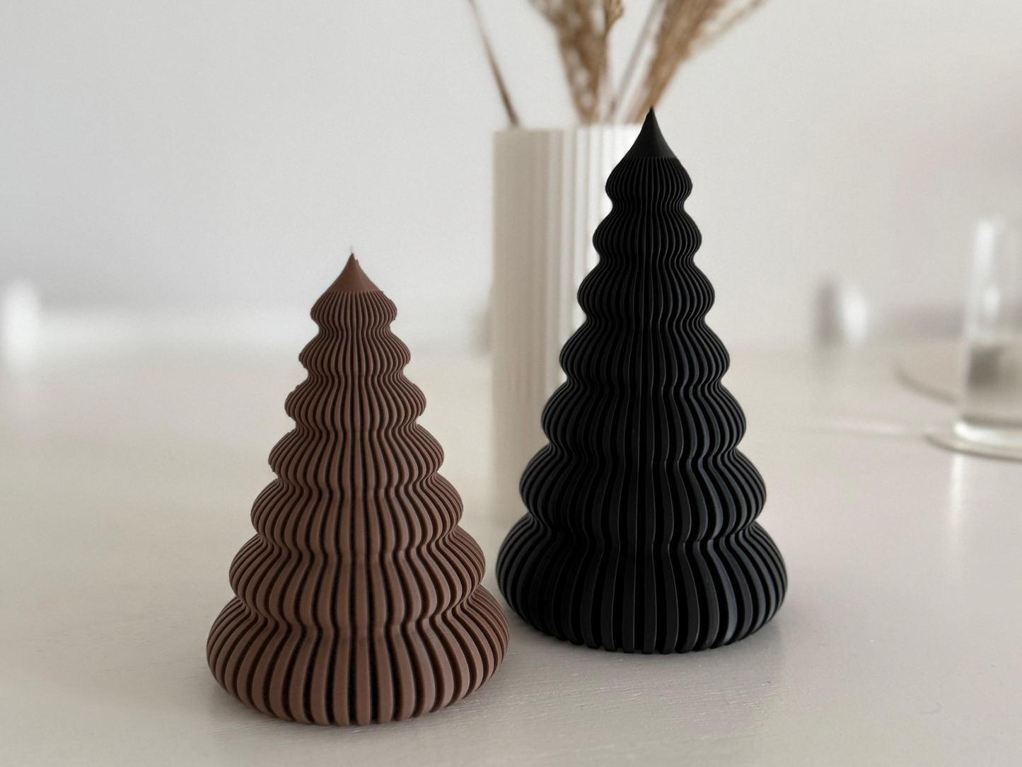 Wave Trees: Home Decor Alberi Natale Decorativi Ondulati Luminosi Vase Mode