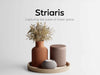 Striaris: Vaso Rigato Home Decor in PLA