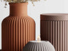 Striaris: Vaso Rigato Home Decor in PLA