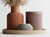 Striaris: Vaso Rigato Home Decor in PLA