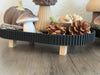 Ovale: Vassoio Decorativo Verticale 24,5 cm Boho in PLA