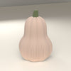 Butternut grande da 144 mm in caffelatte, finitura fuzzy, picciolo verde scuro